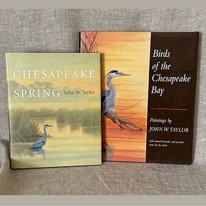 2 books by John Taylor Chesapeake Bay Artist